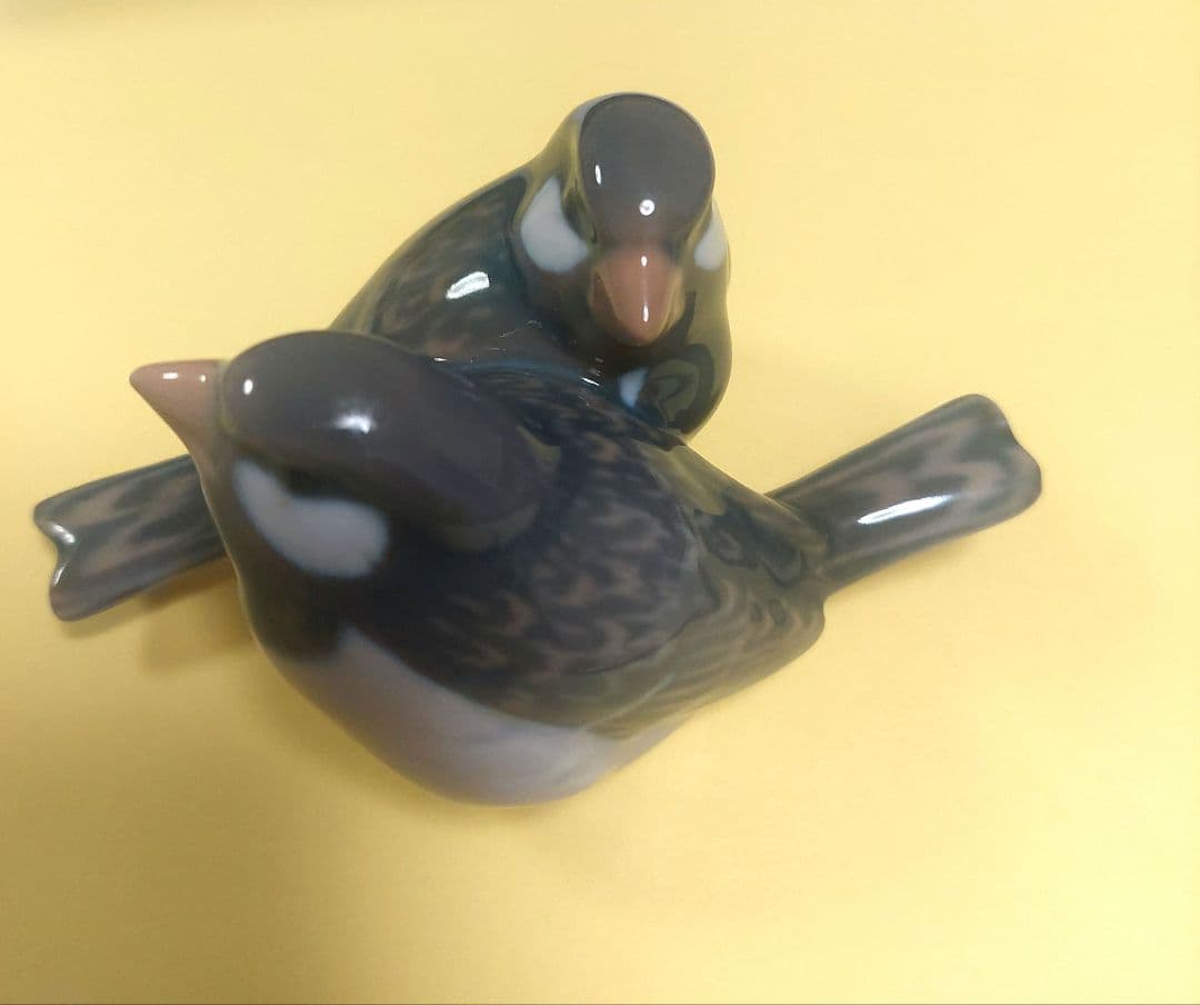 お値下げ【  ロイヤルコペンハーゲン】雀　置物　鳥
