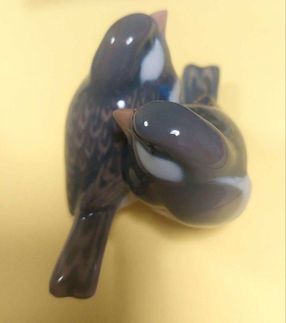 お値下げ【  ロイヤルコペンハーゲン】雀　置物　鳥