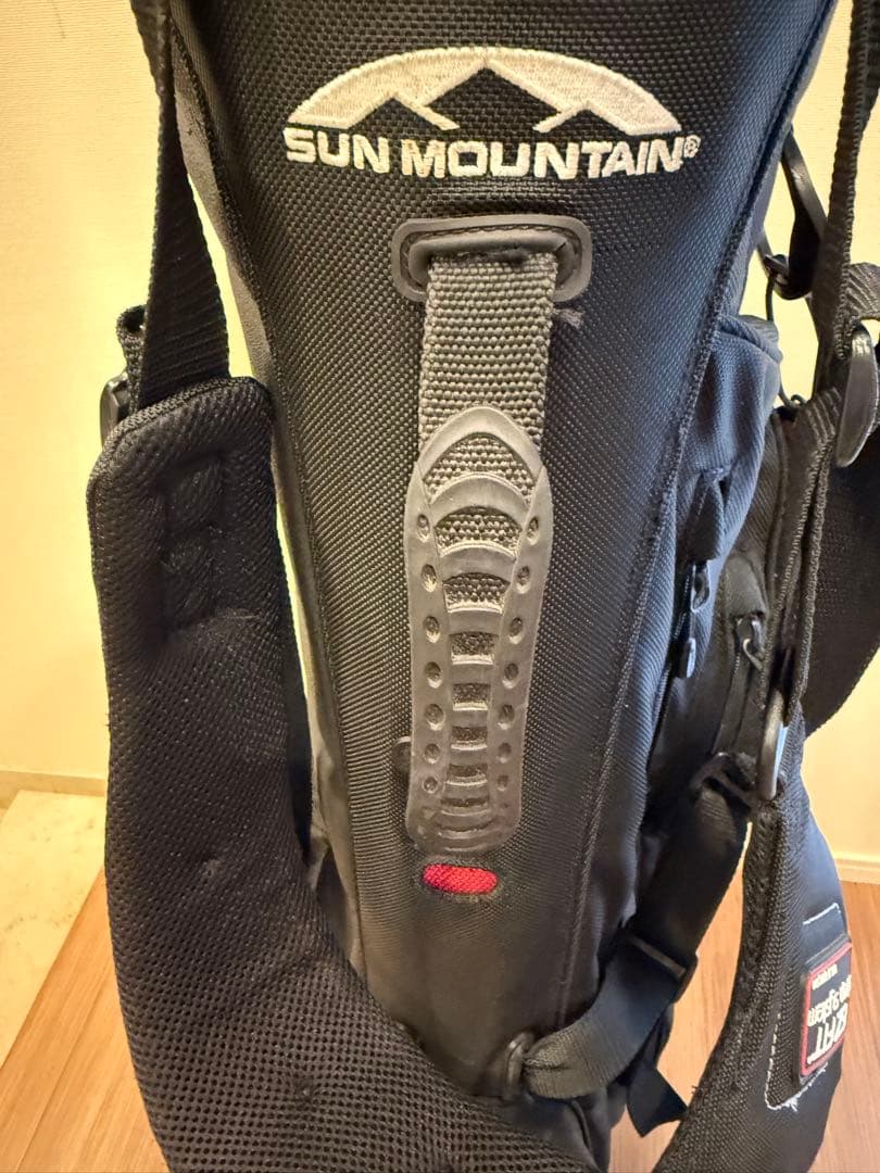 希少 BRIEFING 初期Sun Mountain製ダブルネームキャディバッグ