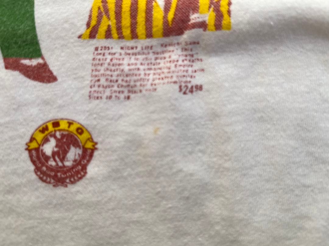 野良ねこ　沢田研二ジュリーバッドチューニングTシャツ　値下げしました。
