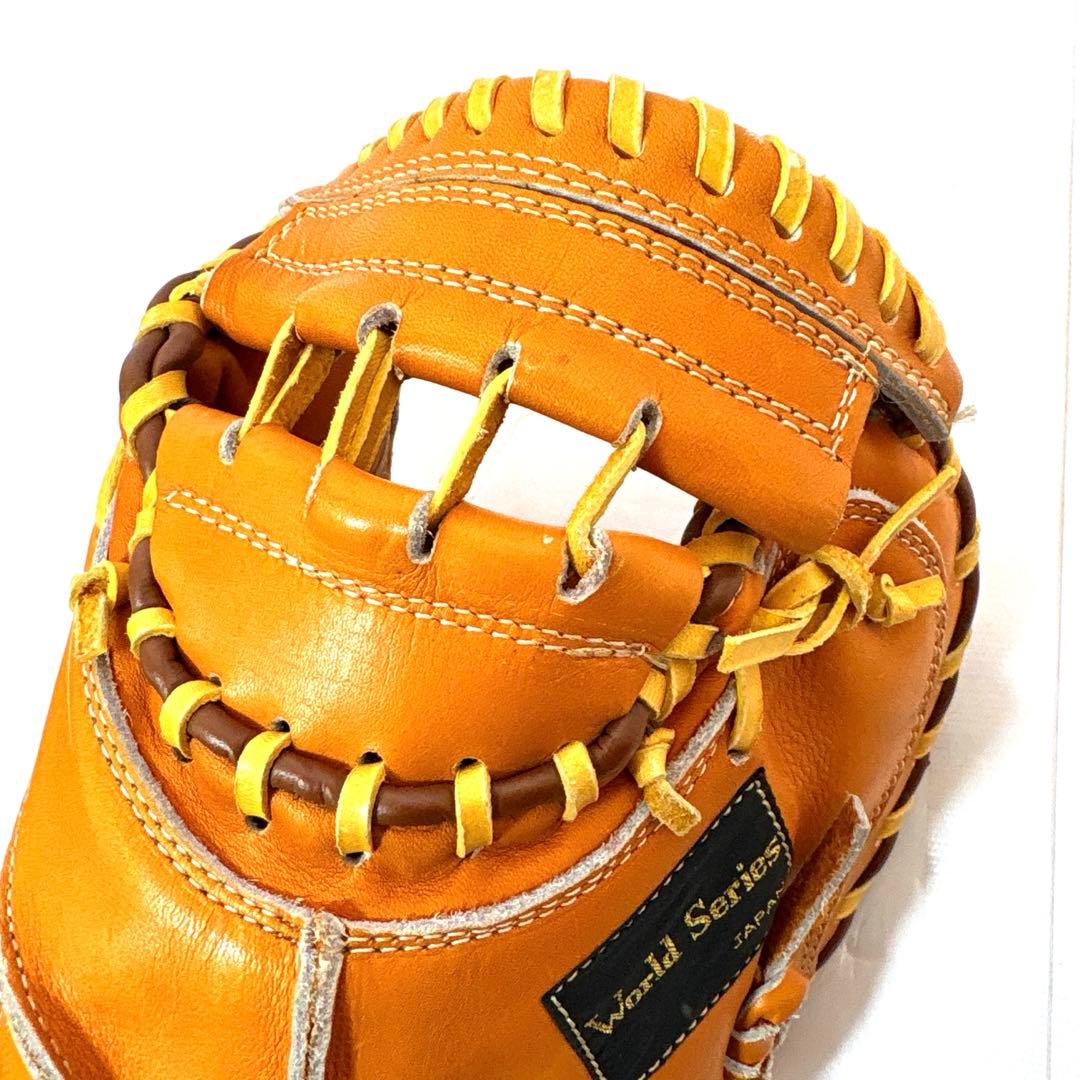 【希少】デッドストック キャッチャーミット 8700 牛革 未使用品