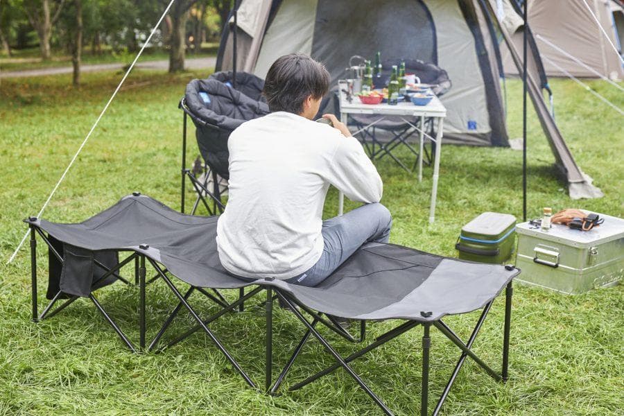 さ*も様 未使用■ホールアース■2台セット ダディー コット ベンチ グリーン
