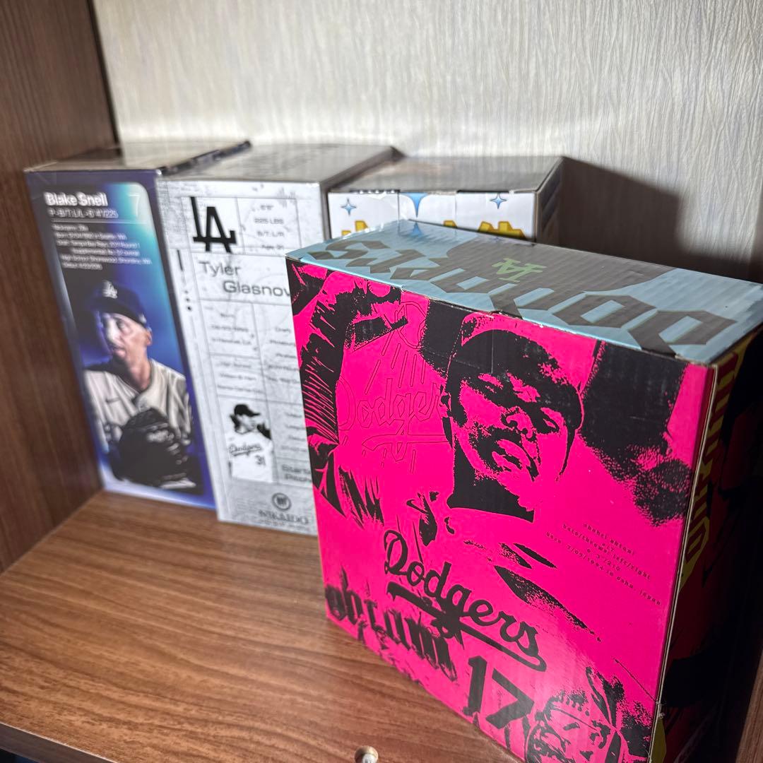 ドジャース先発BIG4ボブルヘッドセット