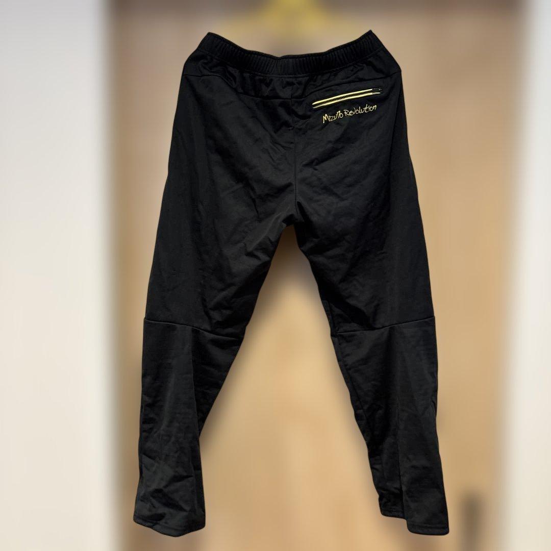 極美品 Mizuno ジャージ上下セットアップ グレー/ブラック Mサイズ