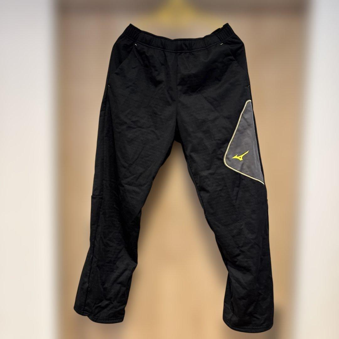 極美品 Mizuno ジャージ上下セットアップ グレー/ブラック Mサイズ