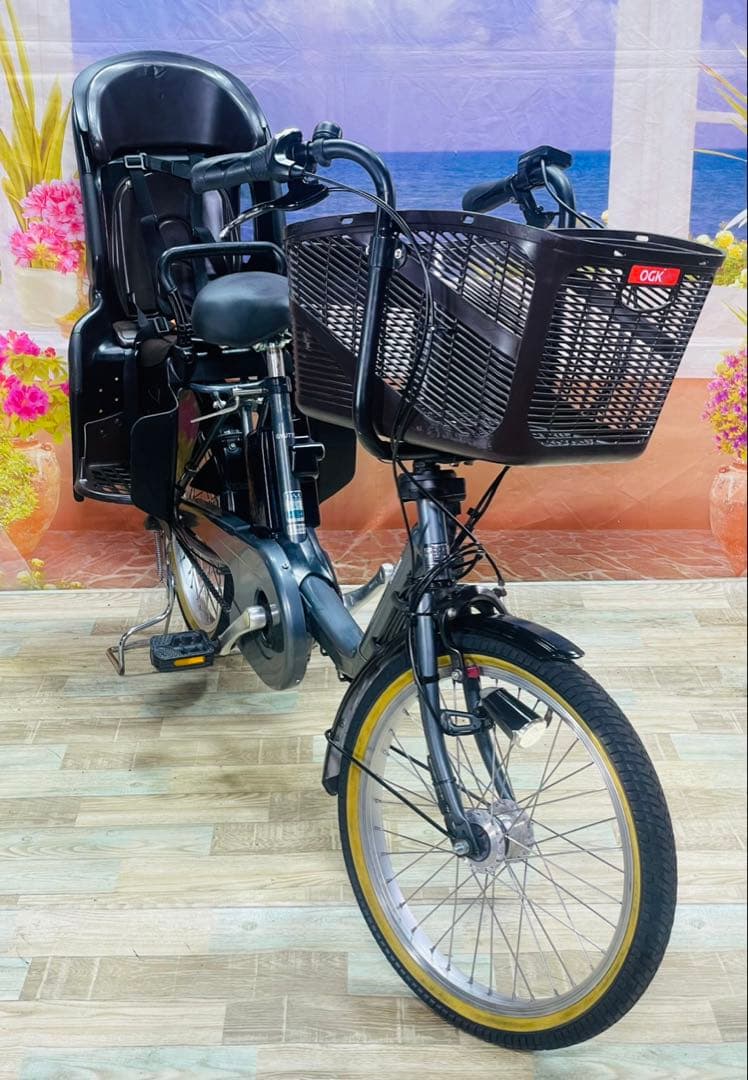 人気モデル！ギュット12AH⭐️パナソニック子供乗せ電動アシスト自転車Y3415