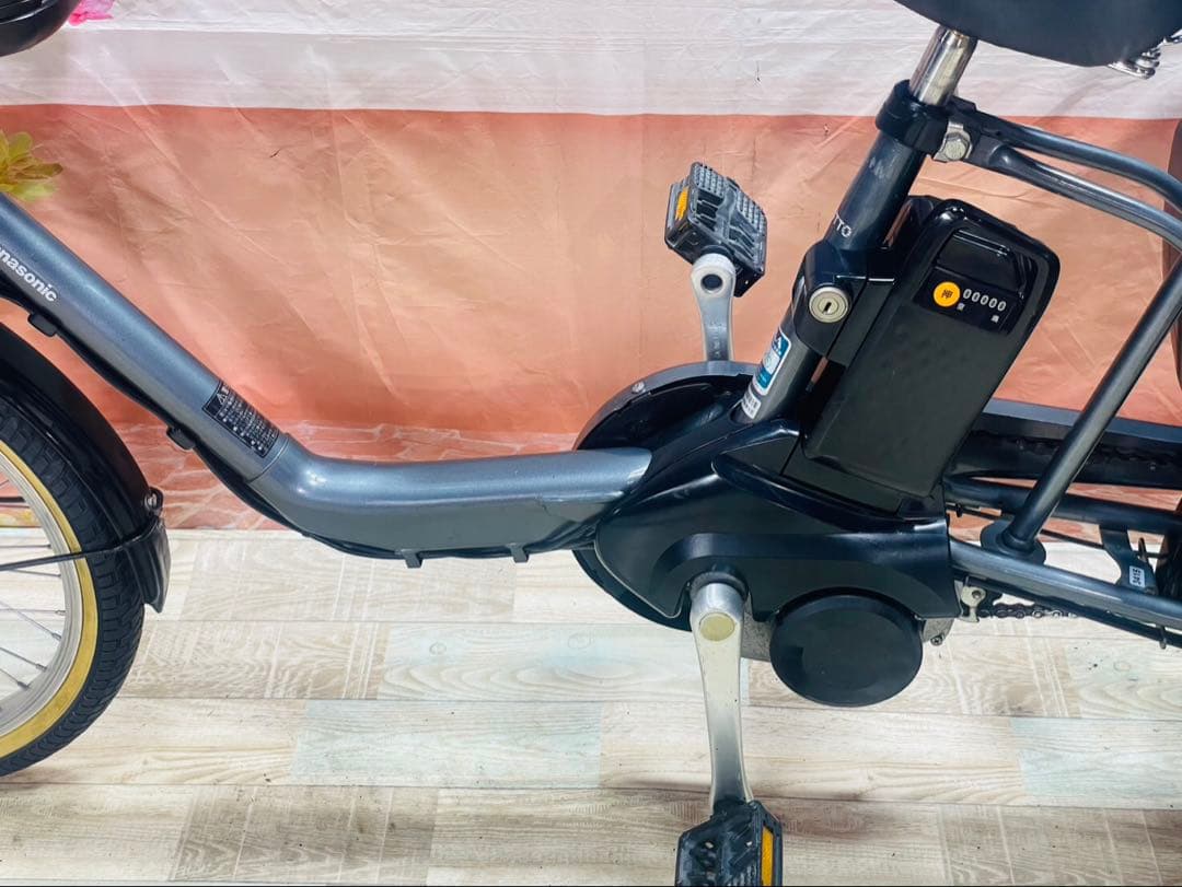 人気モデル！ギュット12AH⭐️パナソニック子供乗せ電動アシスト自転車Y3415