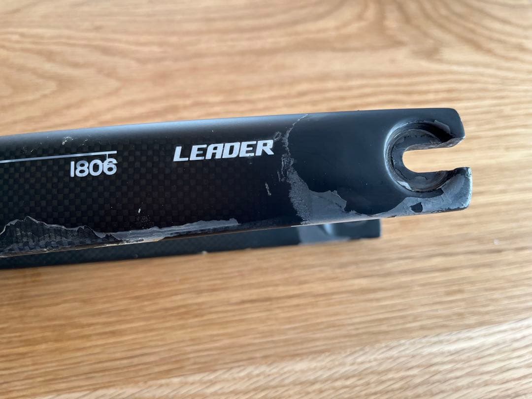 LEADER I806 フォーク カーボン ブラック