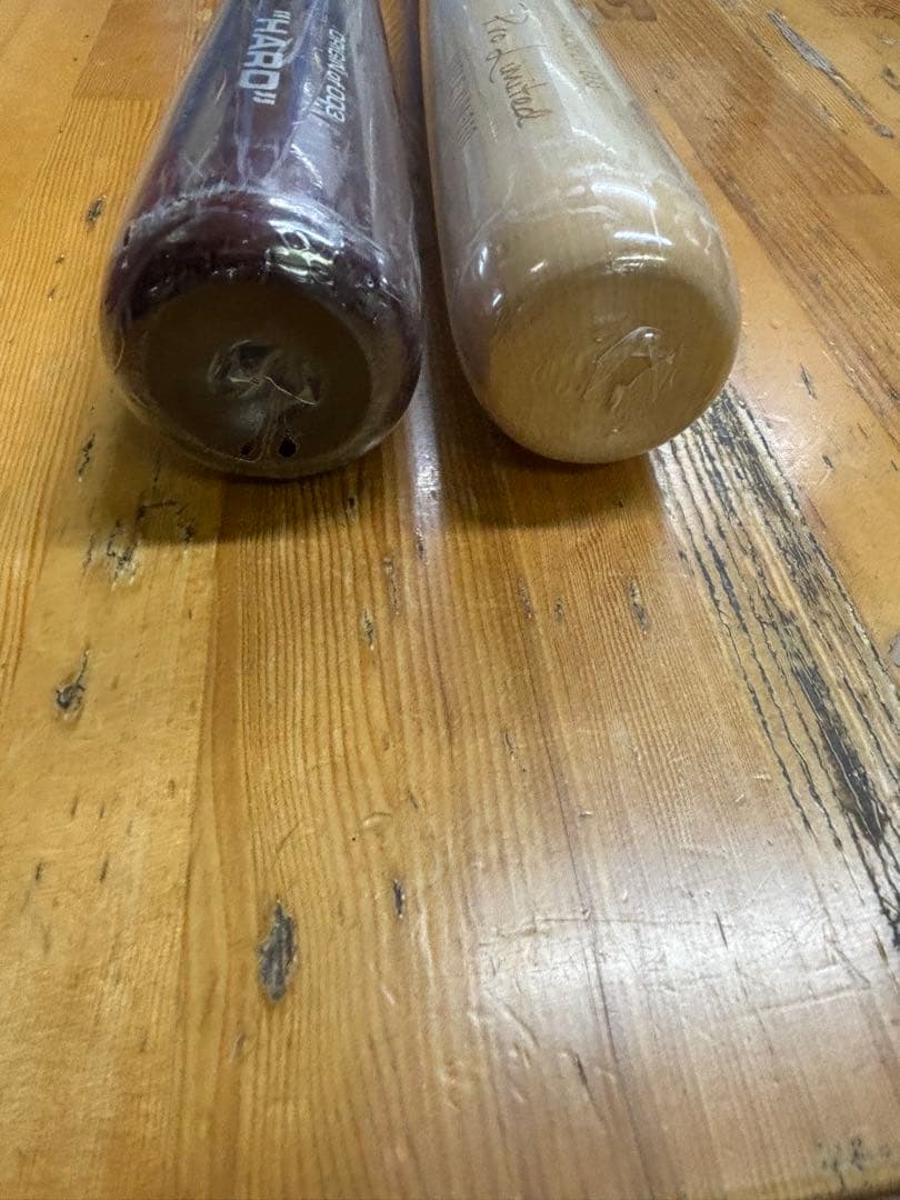 やなせ、木製硬式バット 2本セット
