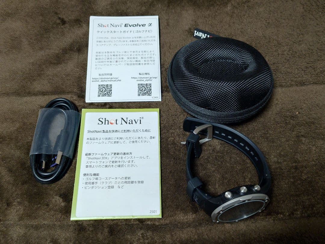 ショットナビ EVOLVE α　ブラック