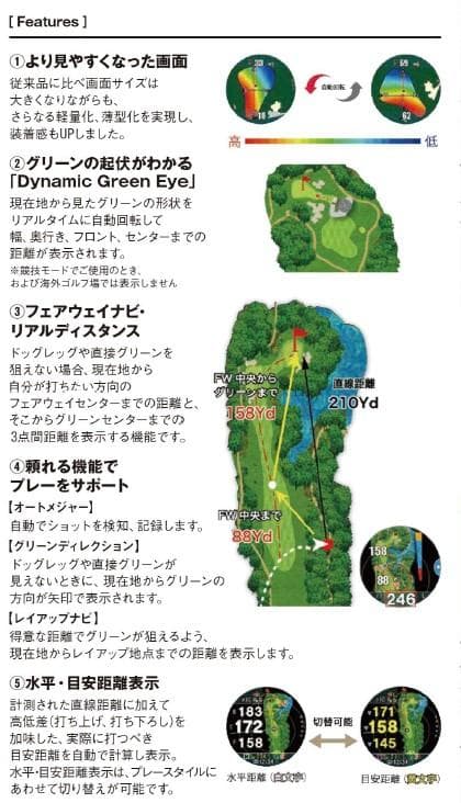 ショットナビ EVOLVE α　ブラック