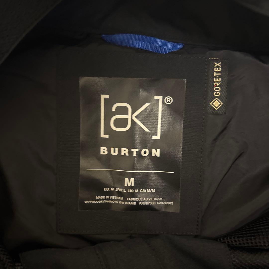 Burton ak bibpant 黒 バートン ビブパンツ Mサイズ