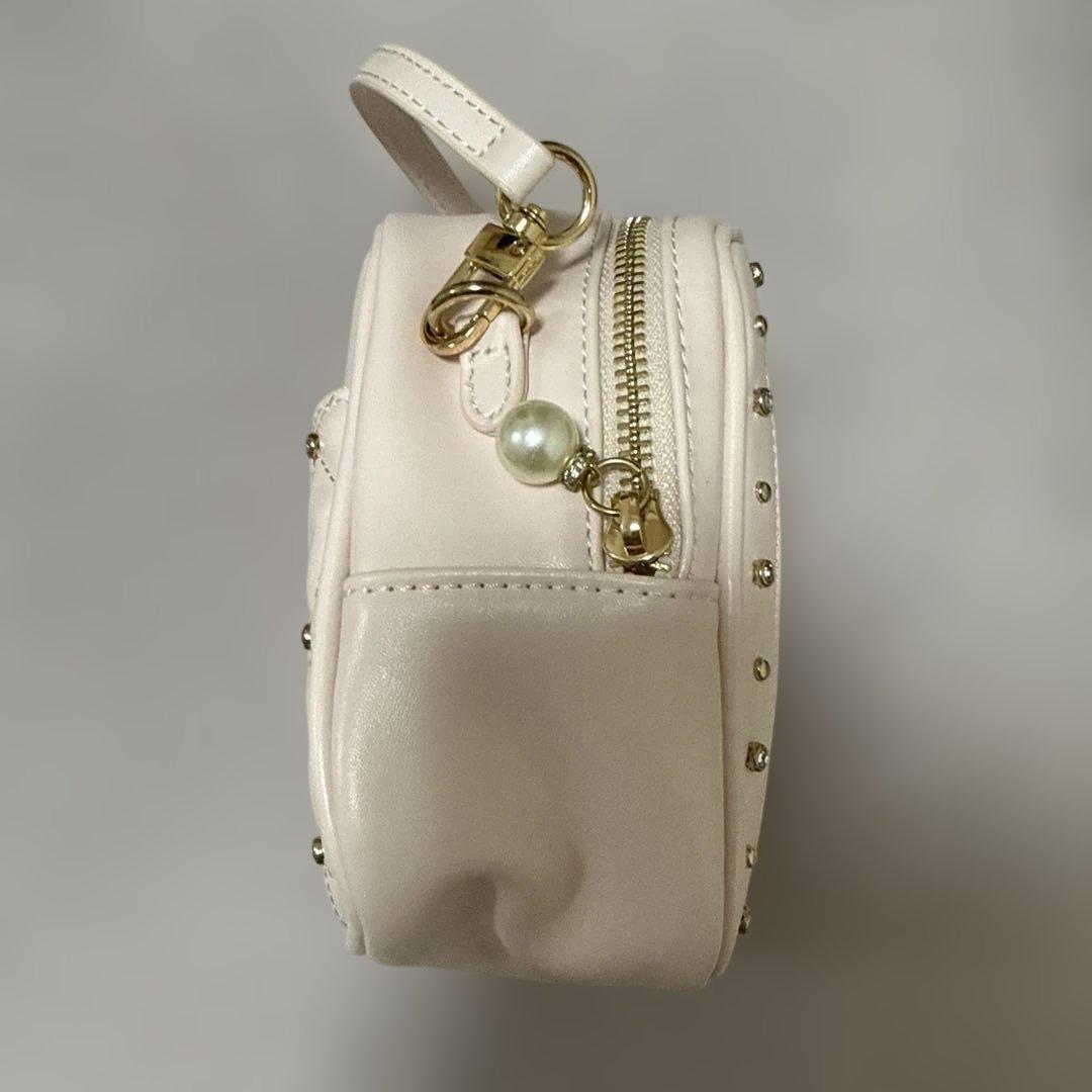 ロゼミューズ　plush doll carrying pouch ピンク