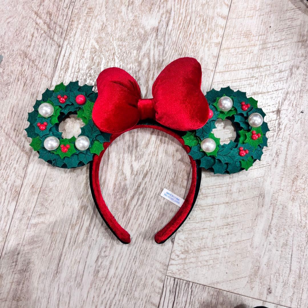 ぬいぐるみ　カチューシャ　ミニー ディズニー　クリスマス　2025 2024