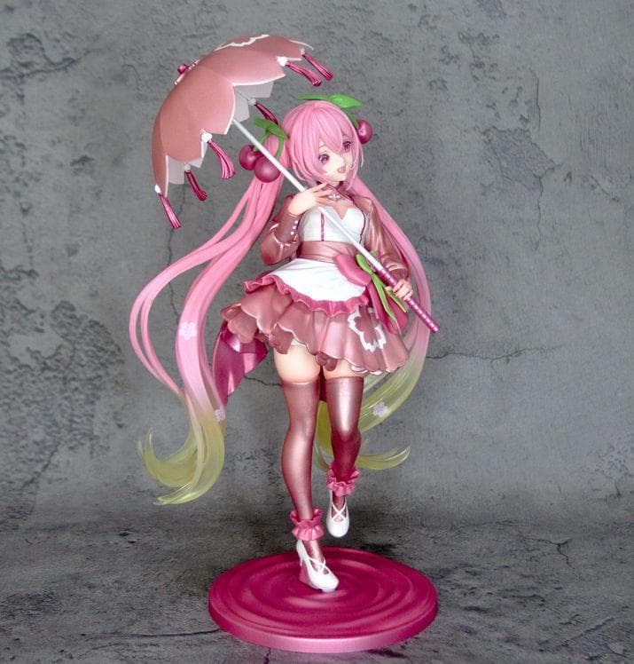 リペイント フィギュア AMP＋ 初音ミク 桜ミクドレスver.