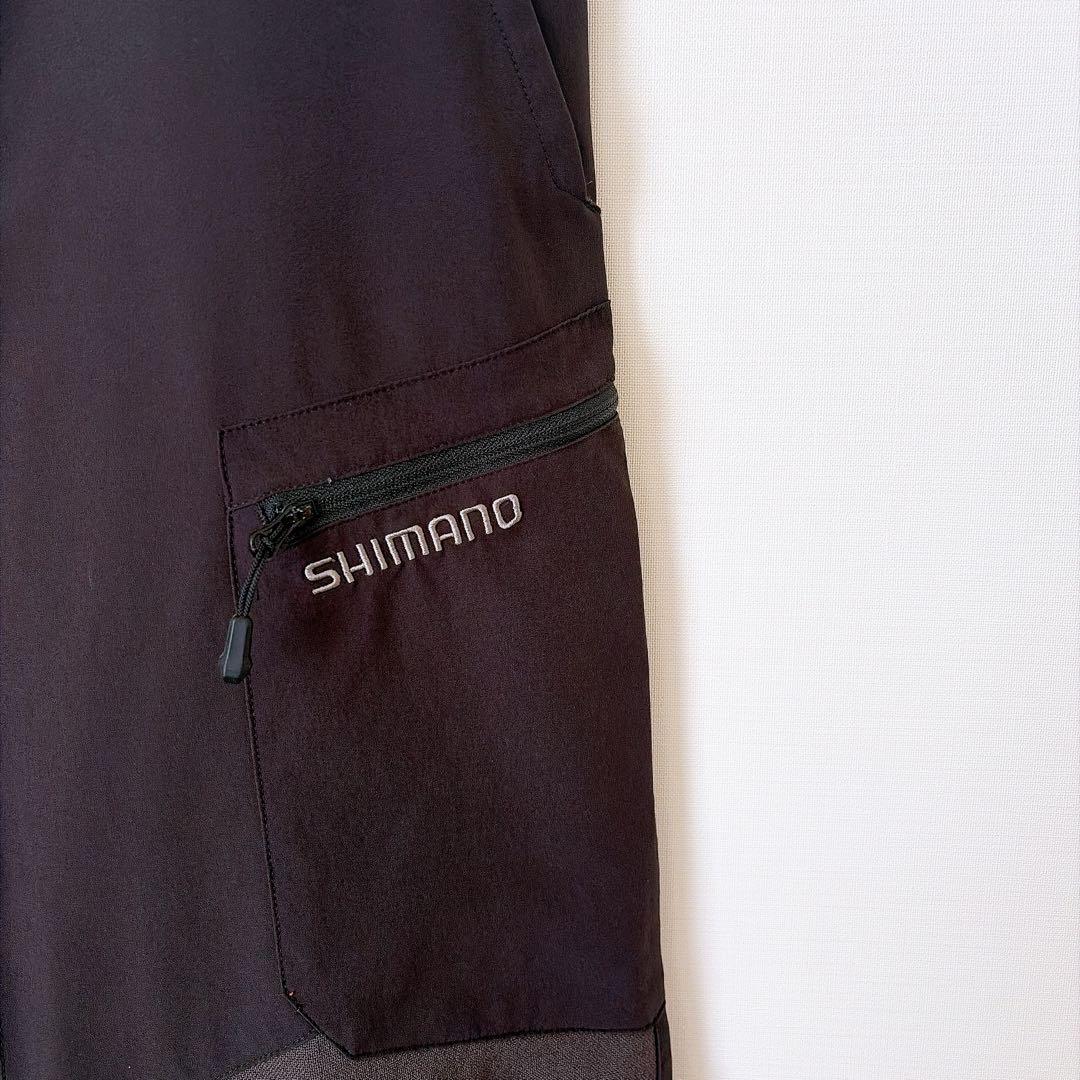 シマノ　PA-045Q 防風ストレッチパンツ パイレットブラック XL