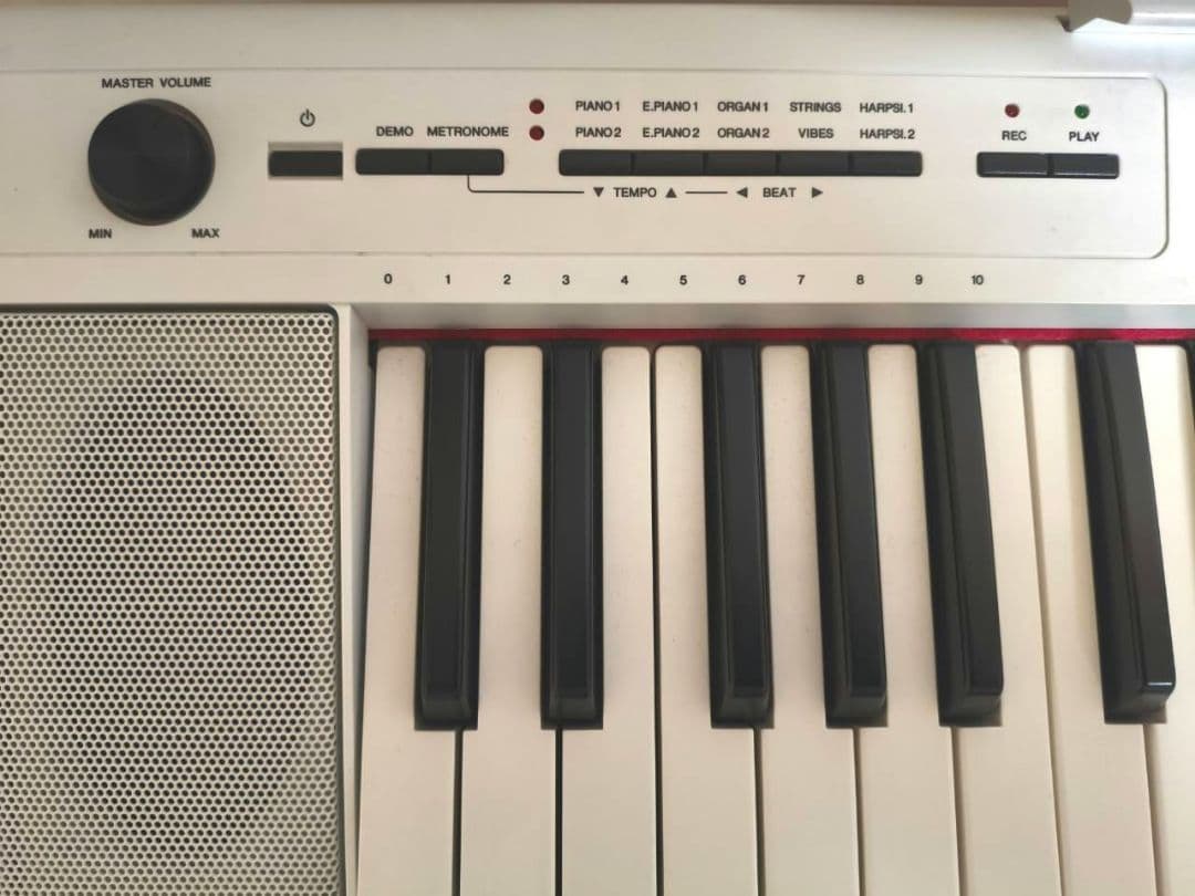 YAMAHA NP-12 piaggdro ホワイト スタンド付