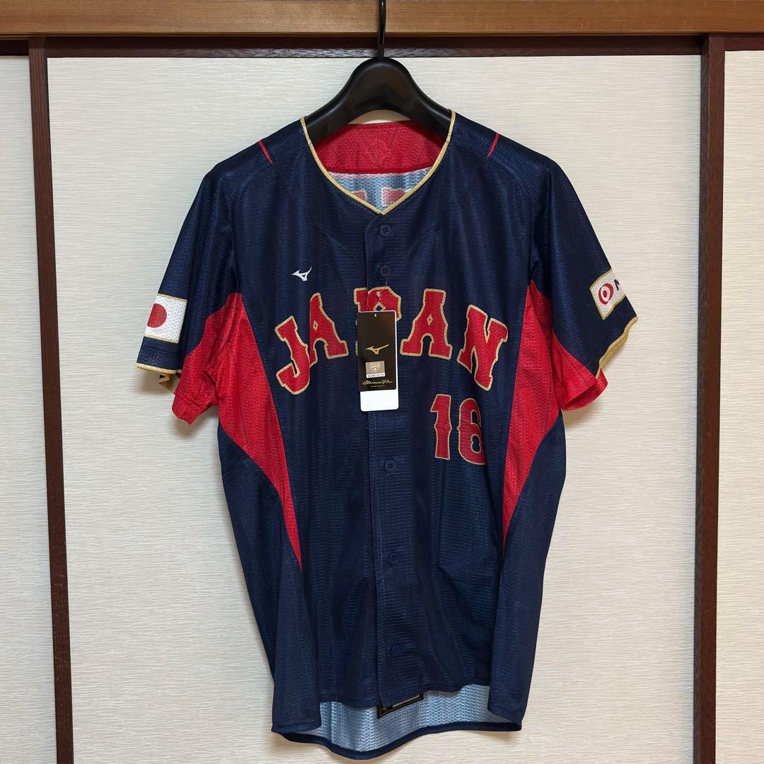 【未使用品】 WBC 大谷 翔平 オーセンティックユニフォーム ミズノ Mサイズ