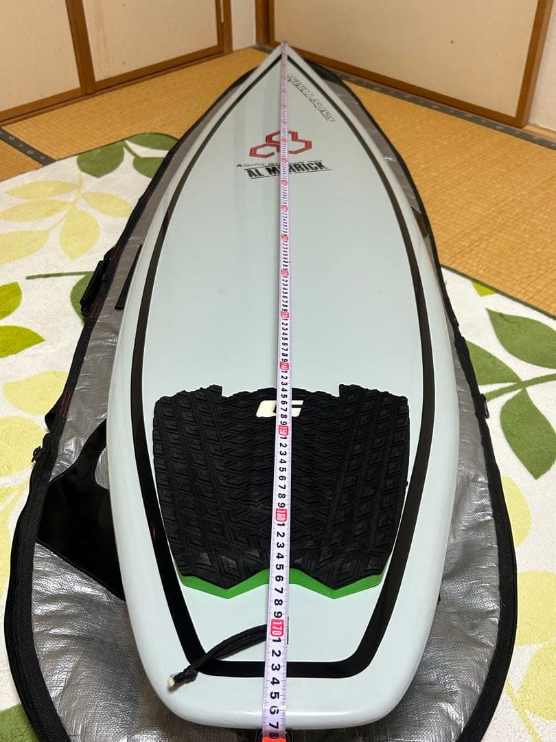 【手渡し希望】AL MERRICK 5'10\" ショートボード　ケース付き