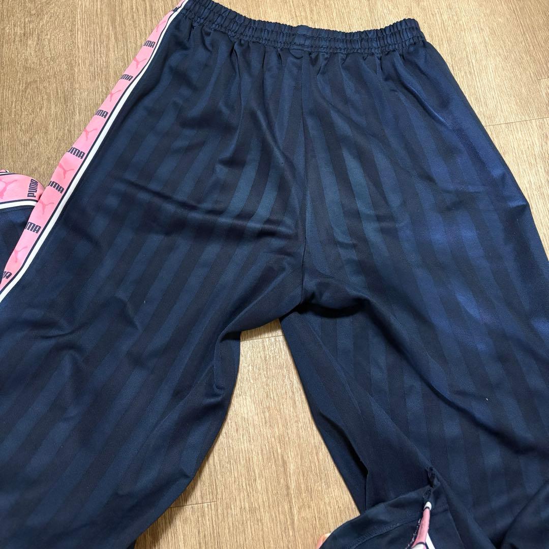 PUMA プーマ ジャージ ピンク　ネイビー　トラックジャケット　プージャー