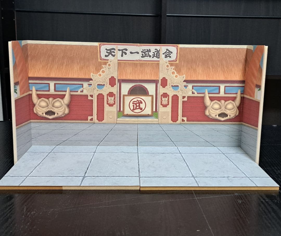 ５セット１/12サイズフィギュア　などに使える背景&床フィギュア用ディスプレイ