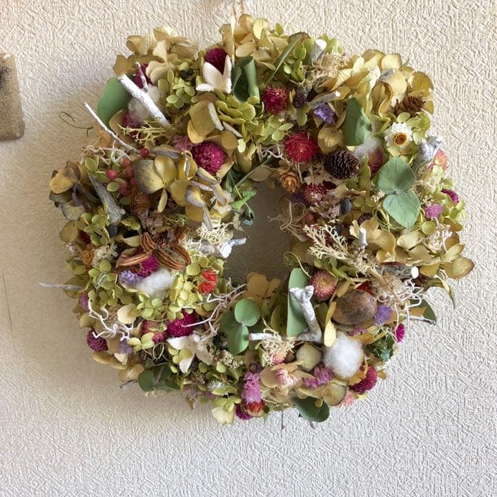 紫陽花リース