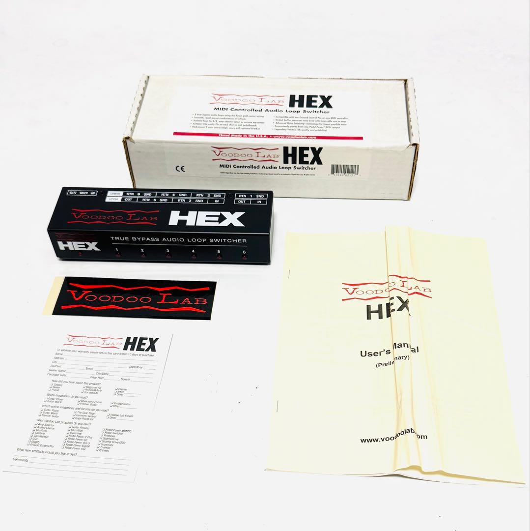 ほぼ未使用 Voodoo Lab HEX 6ループ 元箱付