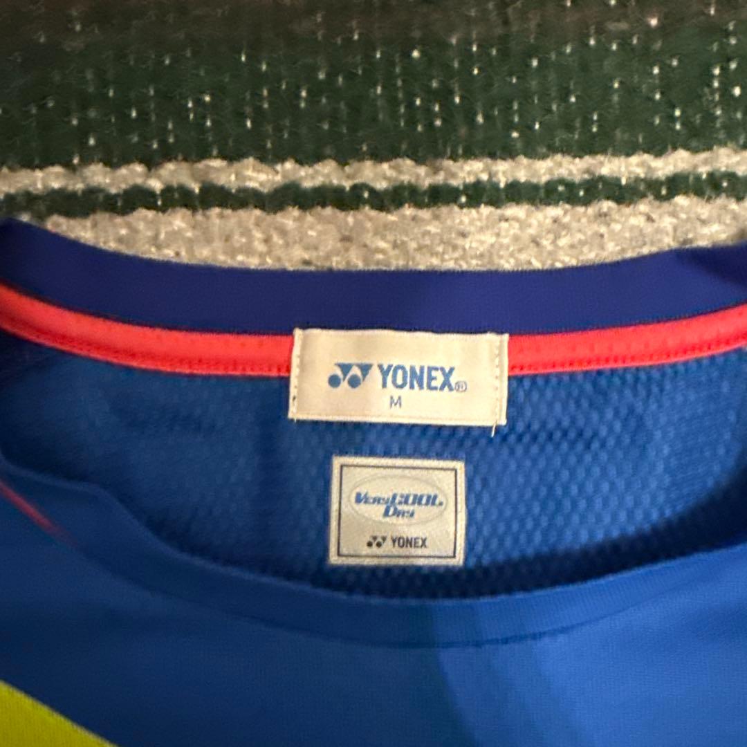 ⭐️レア　日本代表着用モデル　YONEX バドミントンゲームシャツ M ブルー