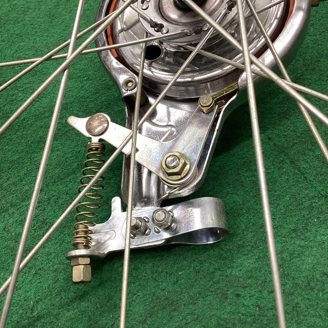22×1 3/8 タイヤ付　アルミリム　シングル　リア　後ろ　22インチ