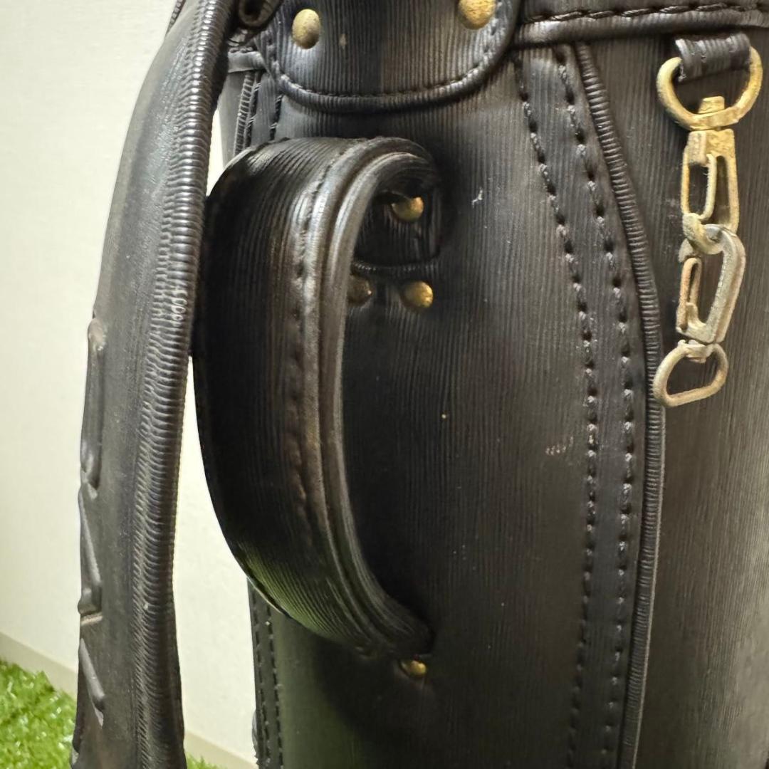 超レア BALENCIAGA バレンシアガ キャディバッグ レザー ブラック