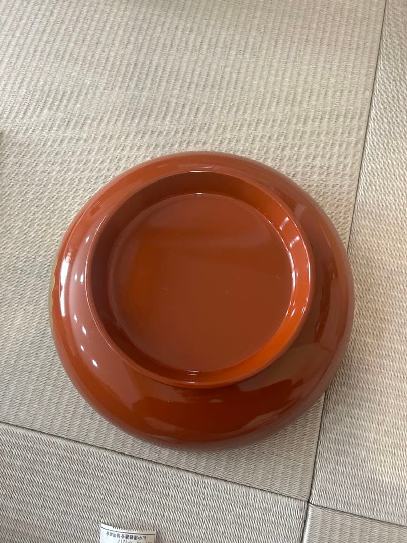 新品未使用品　高級山中塗 御盛鉢　深皿 専用箱付き