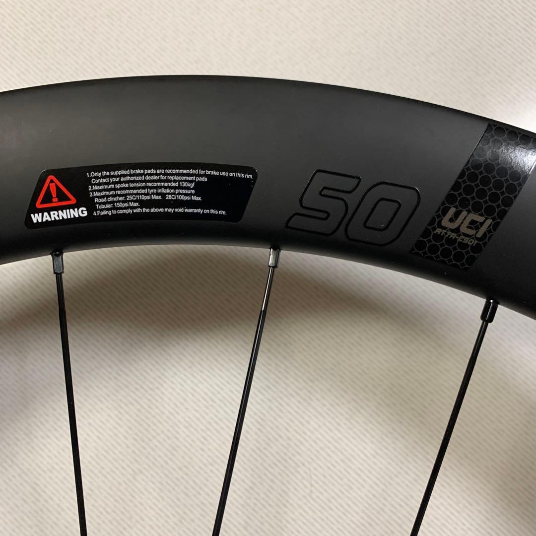 【新品未使用】ATTACK 50 カーボンホイール（グストロードバイク ）