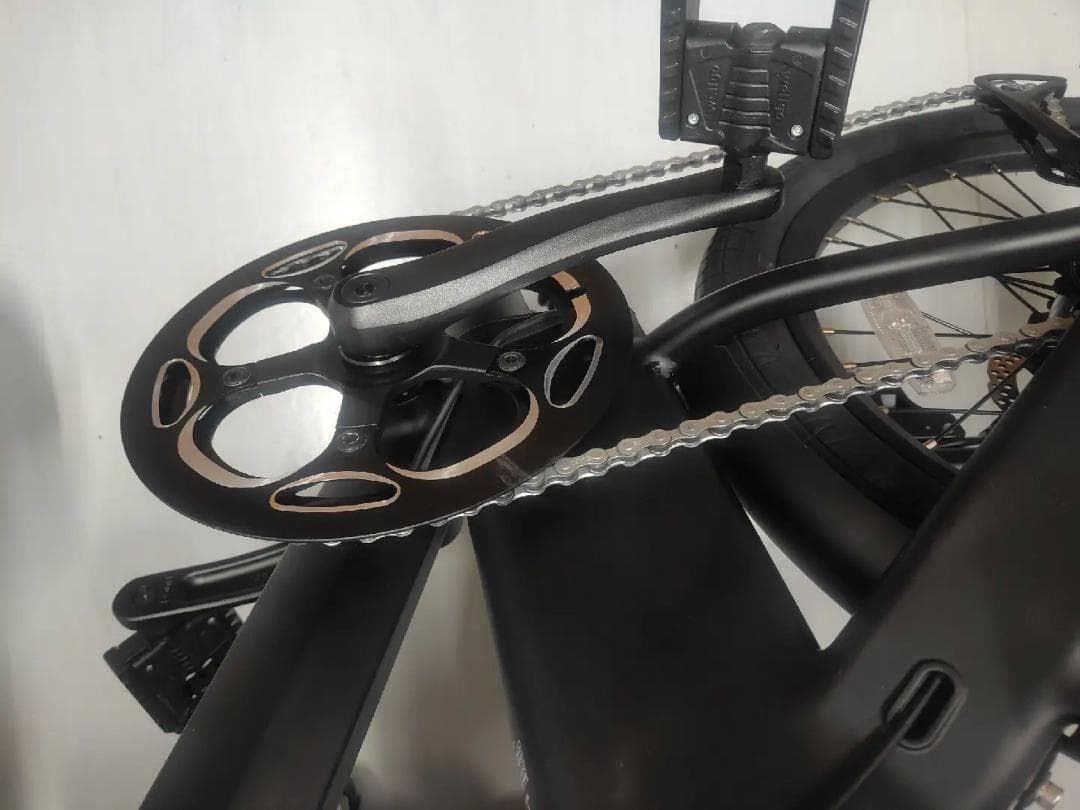 【しょーやん】折りたたみ電動アシスト自転車ERWAYA02ブラック