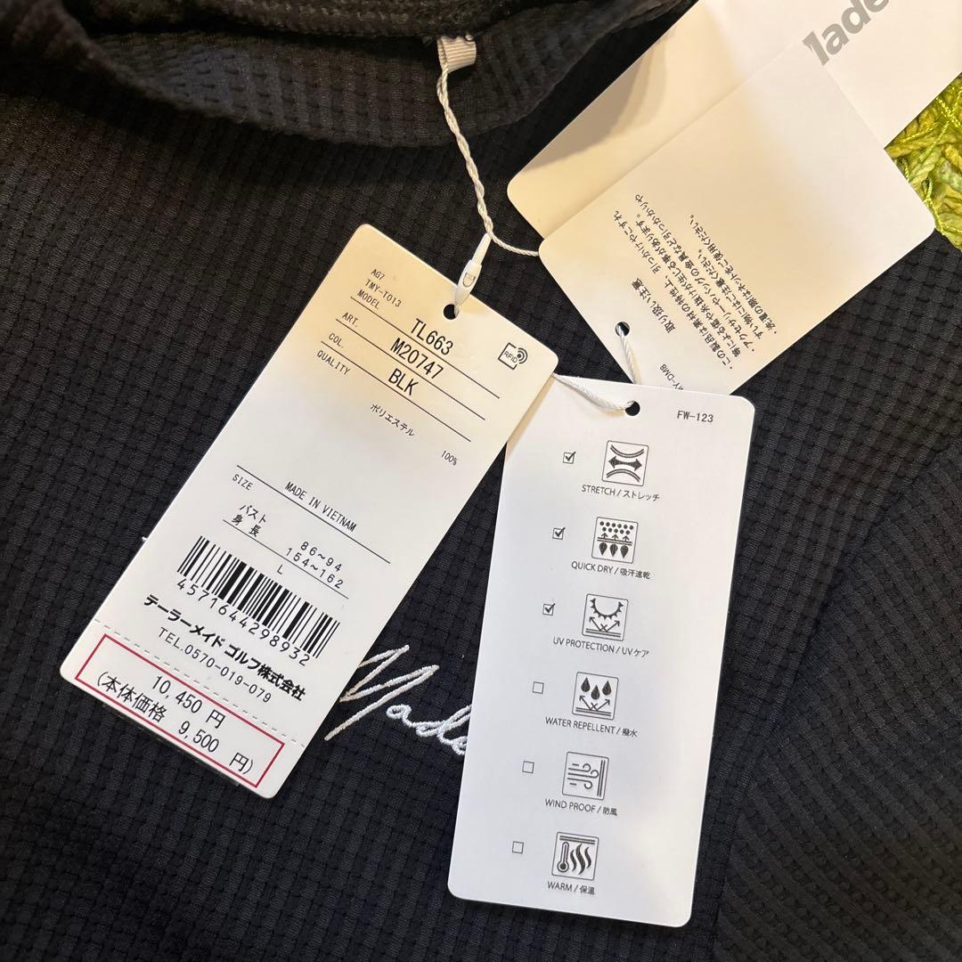 【TaylorMade】L 新品✨春ゴルフ　ロゴモックネックトップス　ハイネック