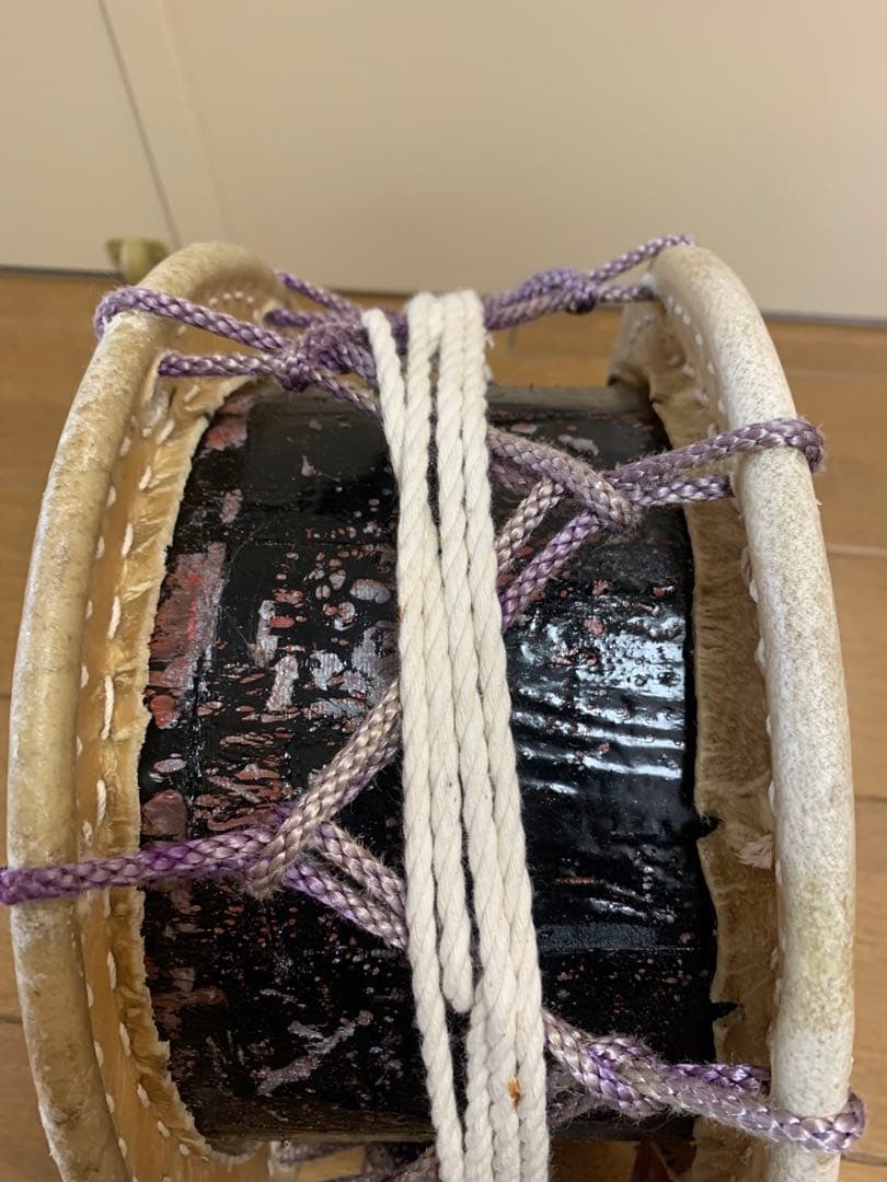 和楽器　和太鼓　締太鼓　現状品　W30cm しめ太鼓