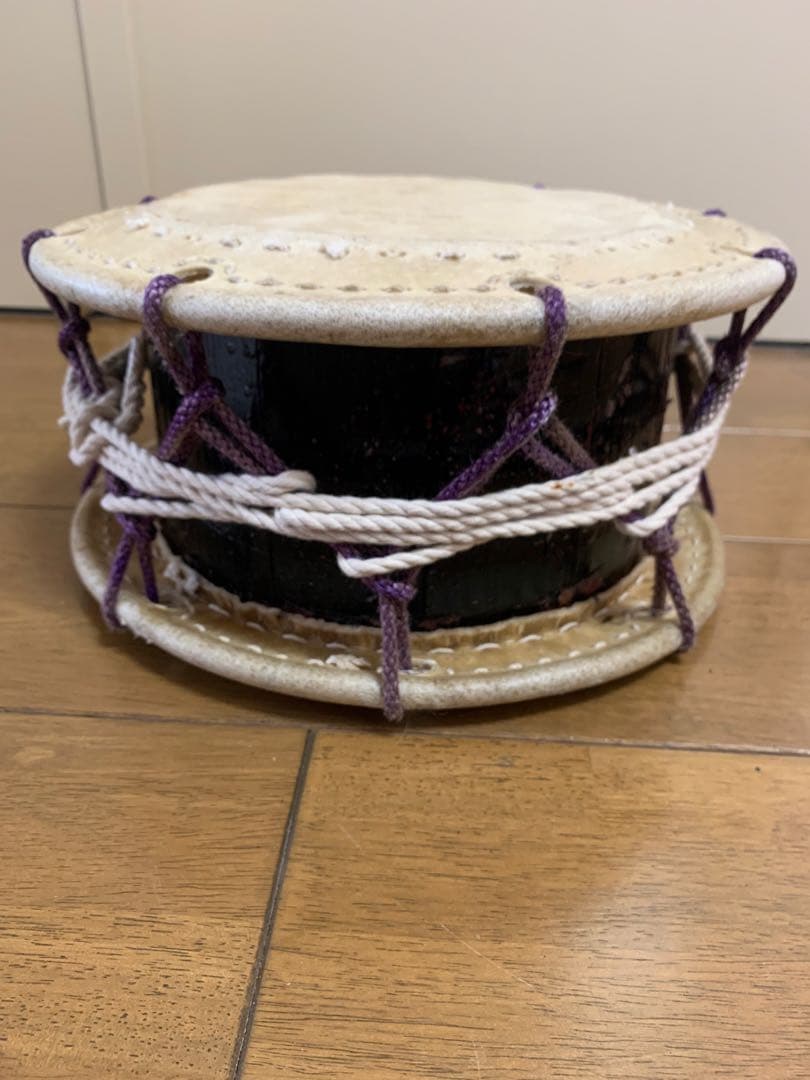 和楽器　和太鼓　締太鼓　現状品　W30cm しめ太鼓