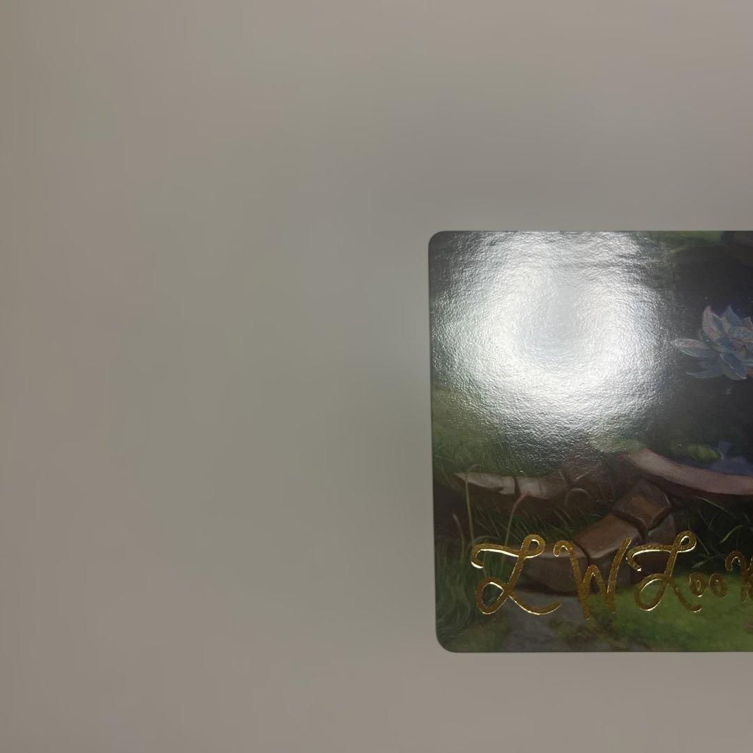 MTG 永久の水蓮　箔押し　イラストコレクション