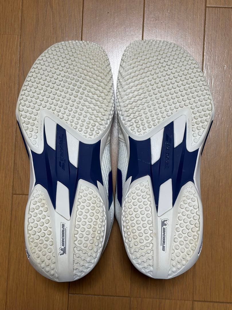 バボラ　テニスシューズ　ジェットマッハ4 サンドグラス　オムニ　25.5cm