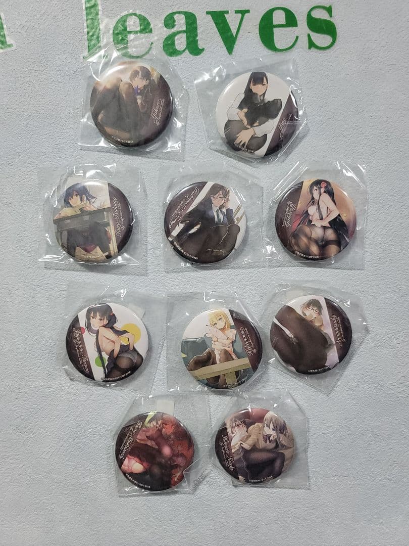 ☆よむ展☆ 黒タイツ MFタオル 缶バッジ☆ よむ先生のイラスト展 新品未開封