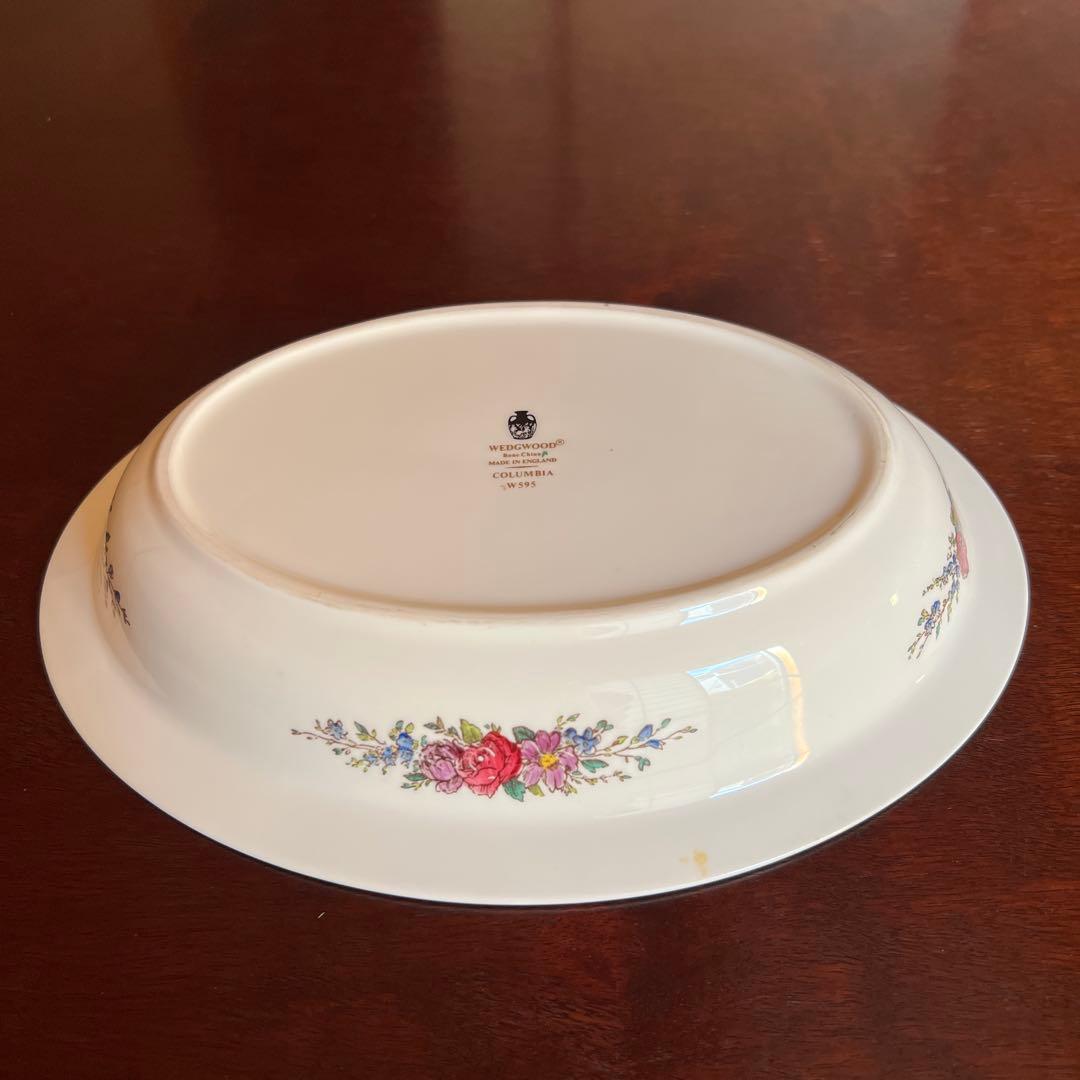  コロンビア W595 楕円皿 プレート 25cm 廃盤品