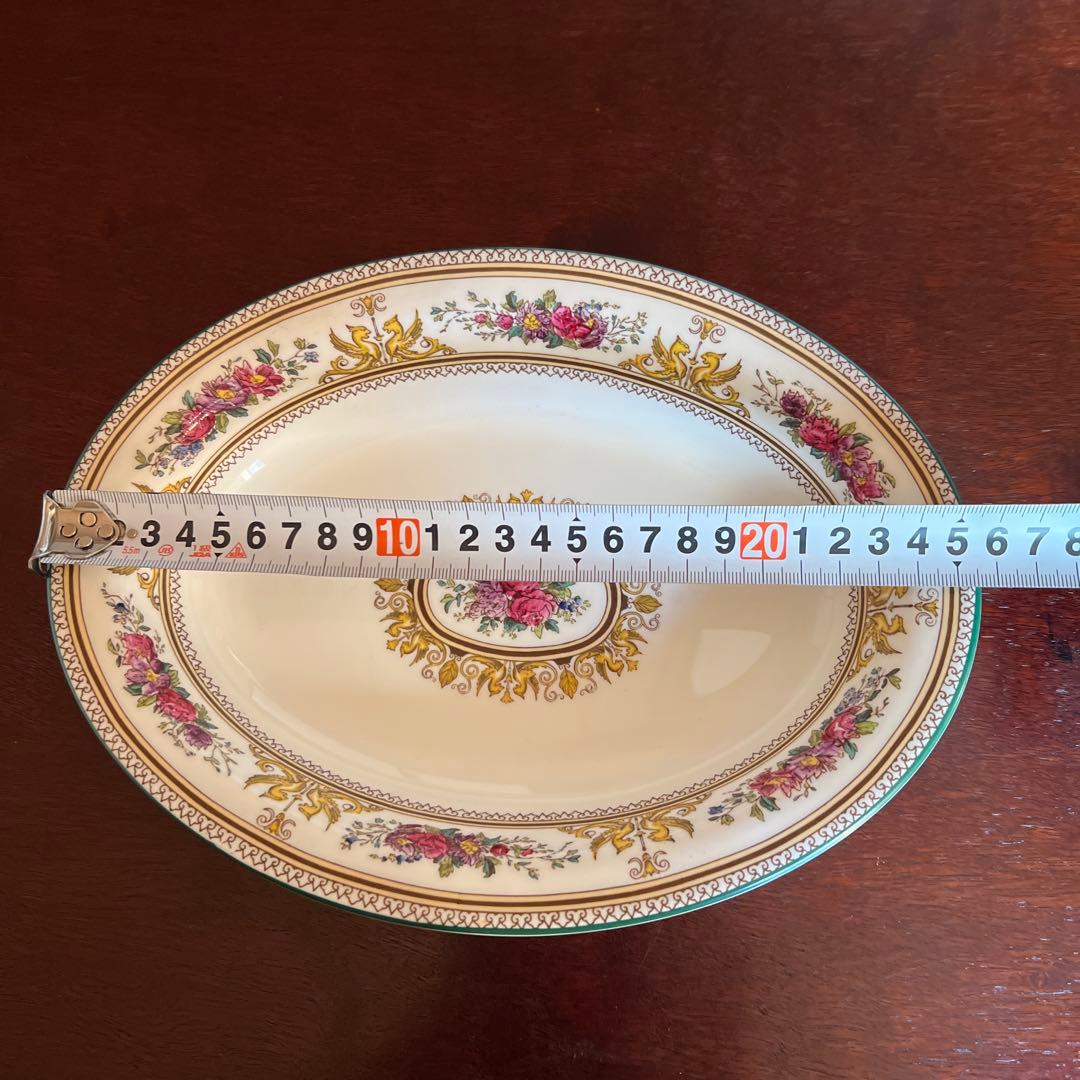  コロンビア W595 楕円皿 プレート 25cm 廃盤品