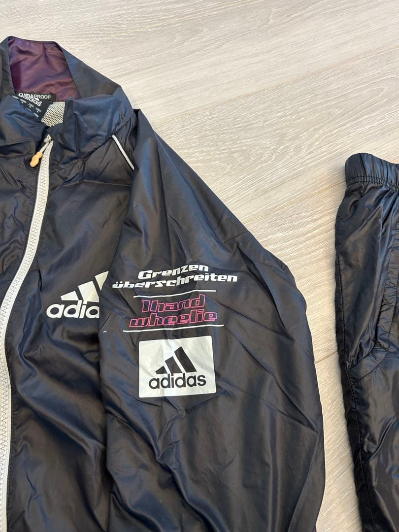 adidas アディダスClimaProofウィンドブレーカーセット M