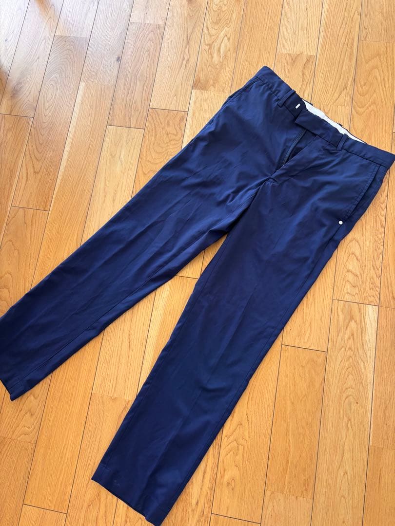 美品 RLX Ralph Laurenゴルフパンツネイビー テーラードフィット