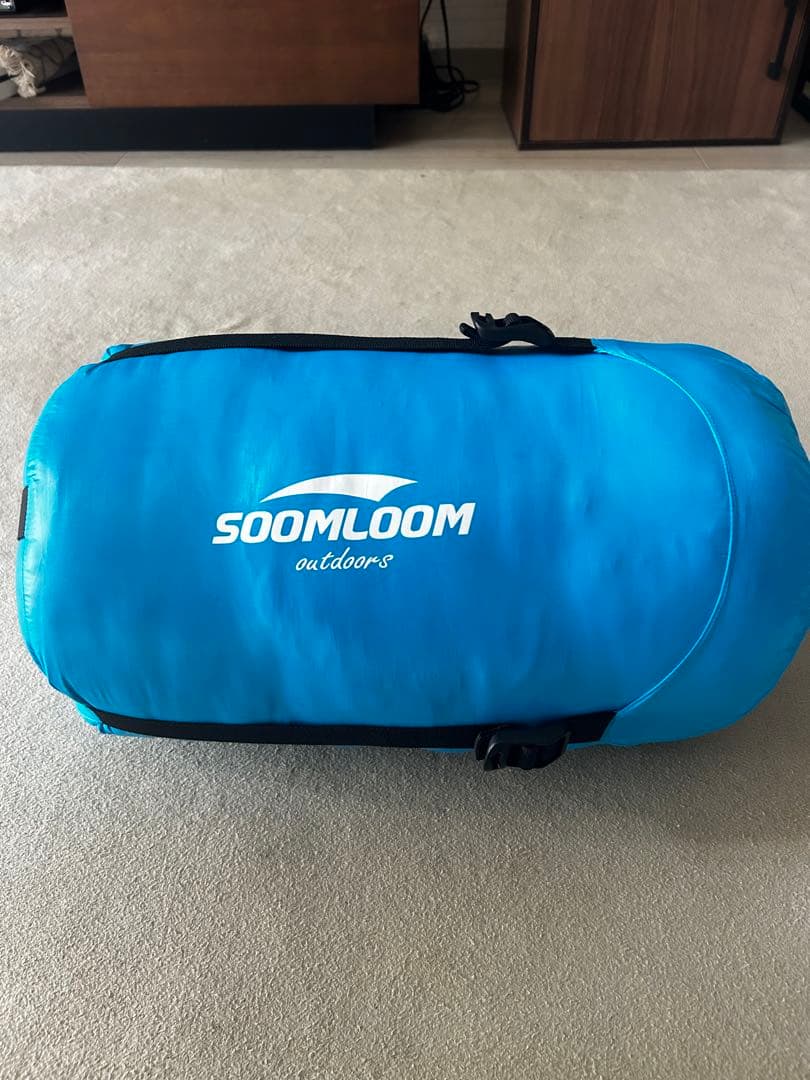 SOOMLOOM 寝袋 青