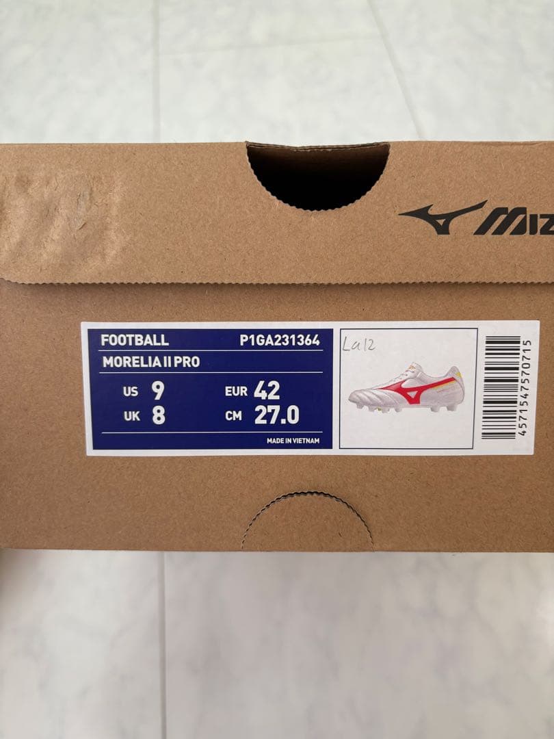 海外限定MIZUNOモレリア２PRO