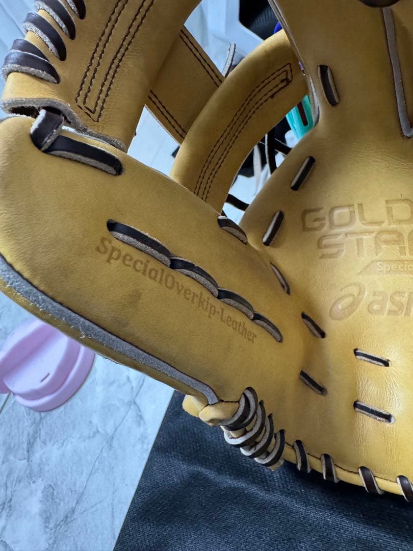 新古品アシックス asics GOLDSTAGE 硬式オーダーグローブ 内野手用