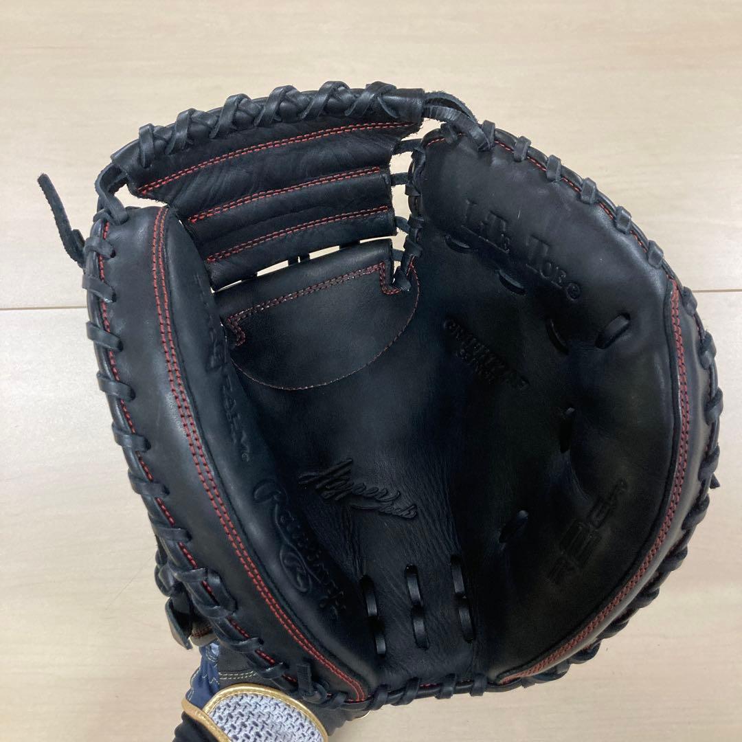 Rawlings ハイパーテック キャッチャーミット ブラック 軟式用