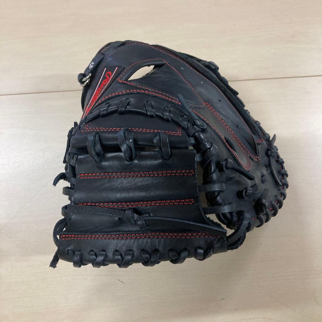 Rawlings ハイパーテック キャッチャーミット ブラック 軟式用