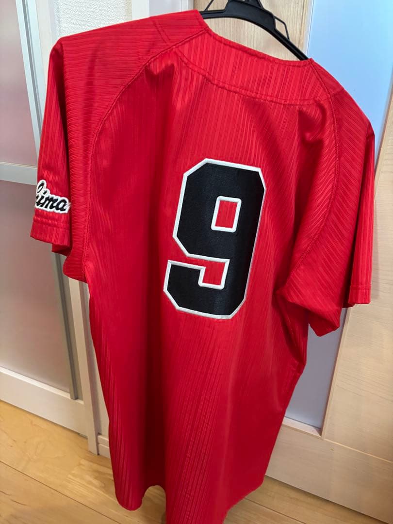 ば*】様 カープ限定応援Mizuno Carp ユニフォーム 9番（ネームなし）