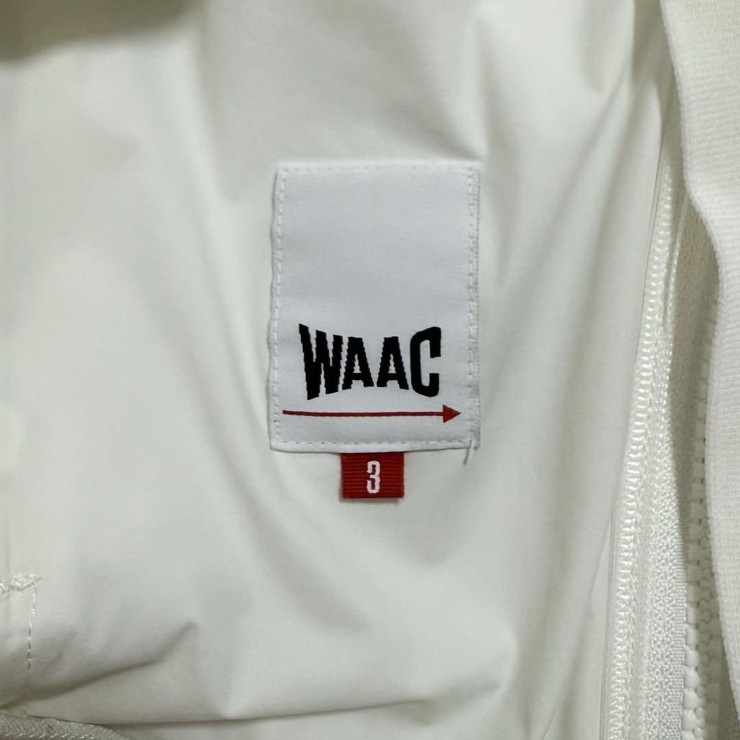 美品❣️WAAC ワック ナイロン ジャケット アウター 白　ゴルフウェア